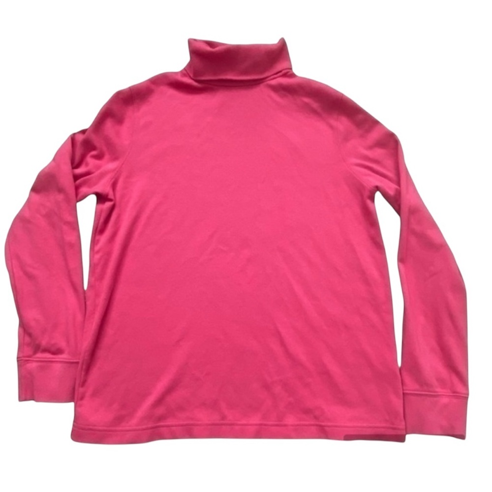 Croft & Barrow pink cotton turtleneck long sleeve sweater Medium